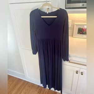 The Nines by HATCH  Jersey
Maternity Dress Navy size Small